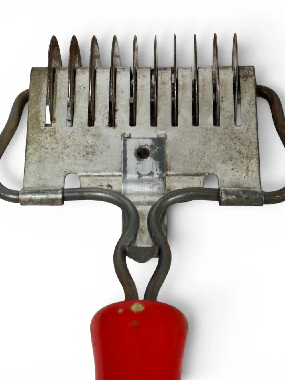 Vintage Red Pasta Noodle Pastry Dough Cutter Kitchen Collectible USA